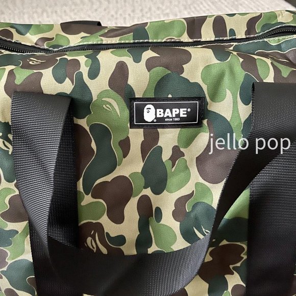 A bathing ape bape camo duffel gym travel bag - Picture 3 of 4